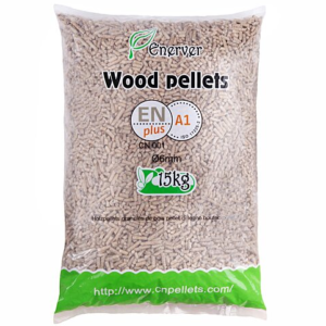 PELLETS DE MADEIRA 20 SACOS 15 KG